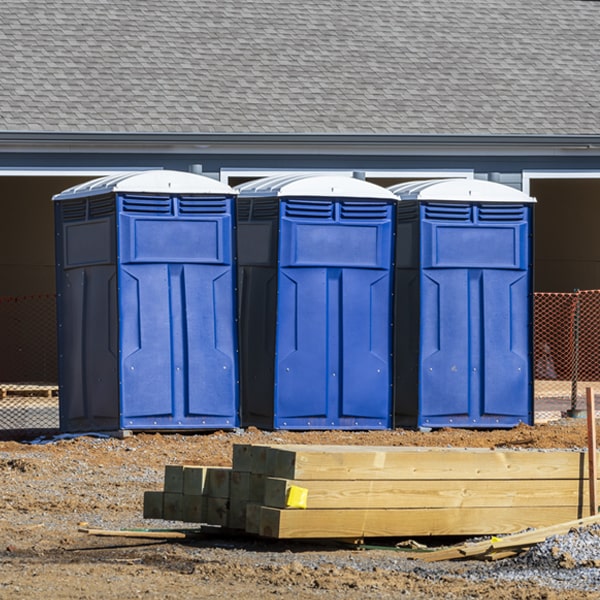 what is the maximum capacity for a single portable restroom in Sugar Hill